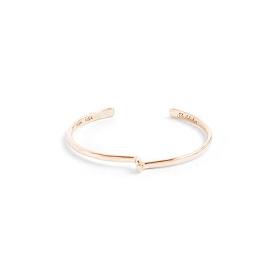 Avanti Cuff / Solid Gold - 10K / Small / Rose Gold - Cuffs /